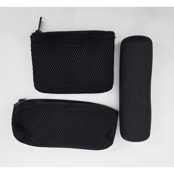 Dagne Dover Hunter Neoprene Toiletry Bag Set – Small & Large – Onyx Black - Picture 7 of 11